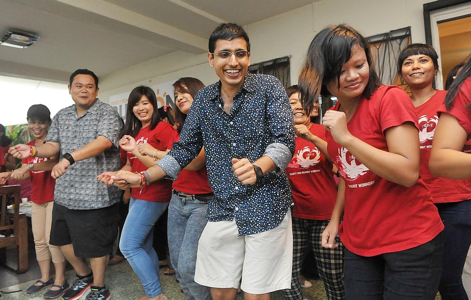 Mr Suraj is co-founder of Amber, a social enterprise that involves youth in community projects.