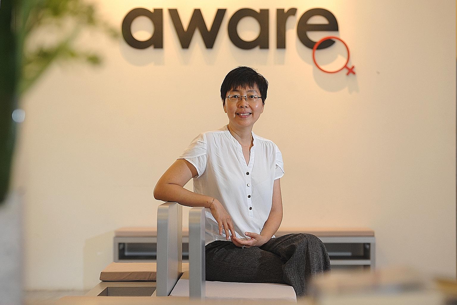 Ms Teh sees her stint as Aware secretary in the past two years as an intensive crash course on the issues that the association deals with.