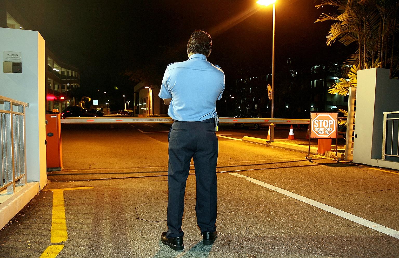 Supervisors make up about 10 per cent to 20 per cent of the 33,000-strong security sector here. Come Sept 1, the minimum monthly basic wages of security supervisors will rise to $1,500 from the current market rate of about $1,200.