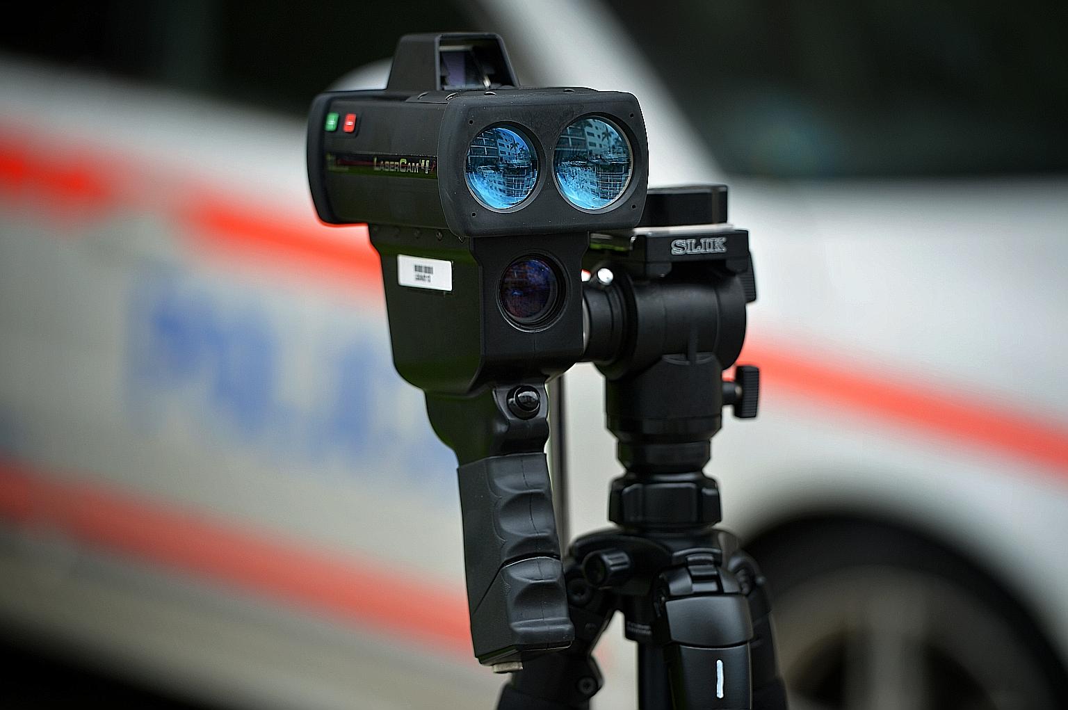 Speed Camera Flying Rods New portable speed cameras at hot spots | The Straits Times