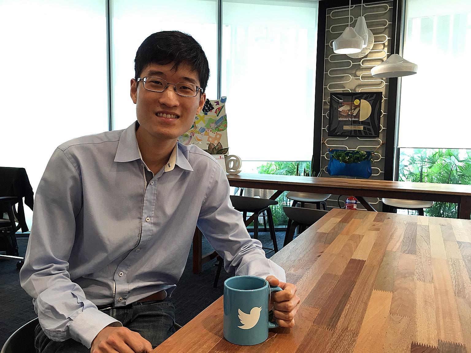 Mr Lee, who will head Twitter's data science team here, says the firm is looking to hire Singaporeans and will transfer data science knowledge from Silicon Valley.