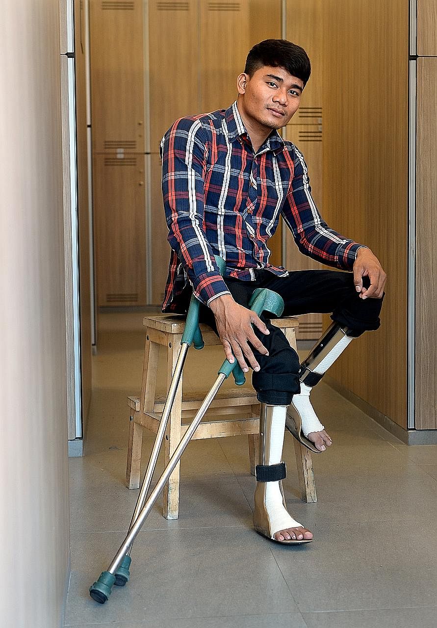 Polio-struck Longdy Chhap was just 10 when he left Cambodia to work in Thailand, only to be abused and beaten and forced to beg on the streets.