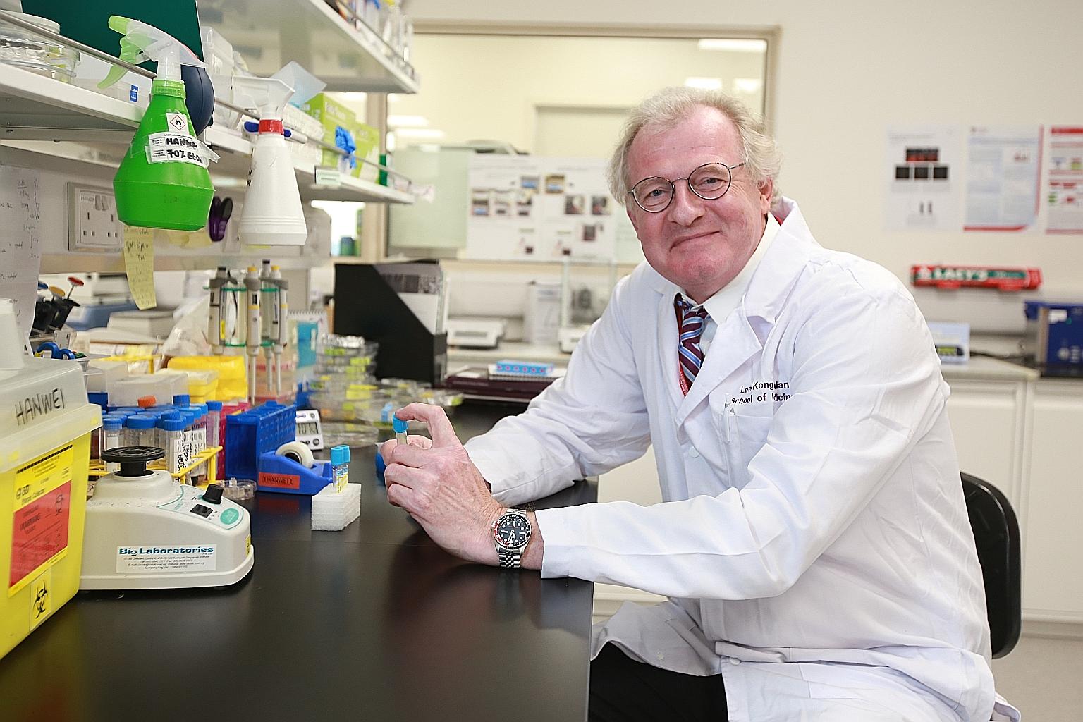 The research on diabetes is led by NTU's Prof Boehm, who is also the scientific director of the Singapore Phenome Centre.