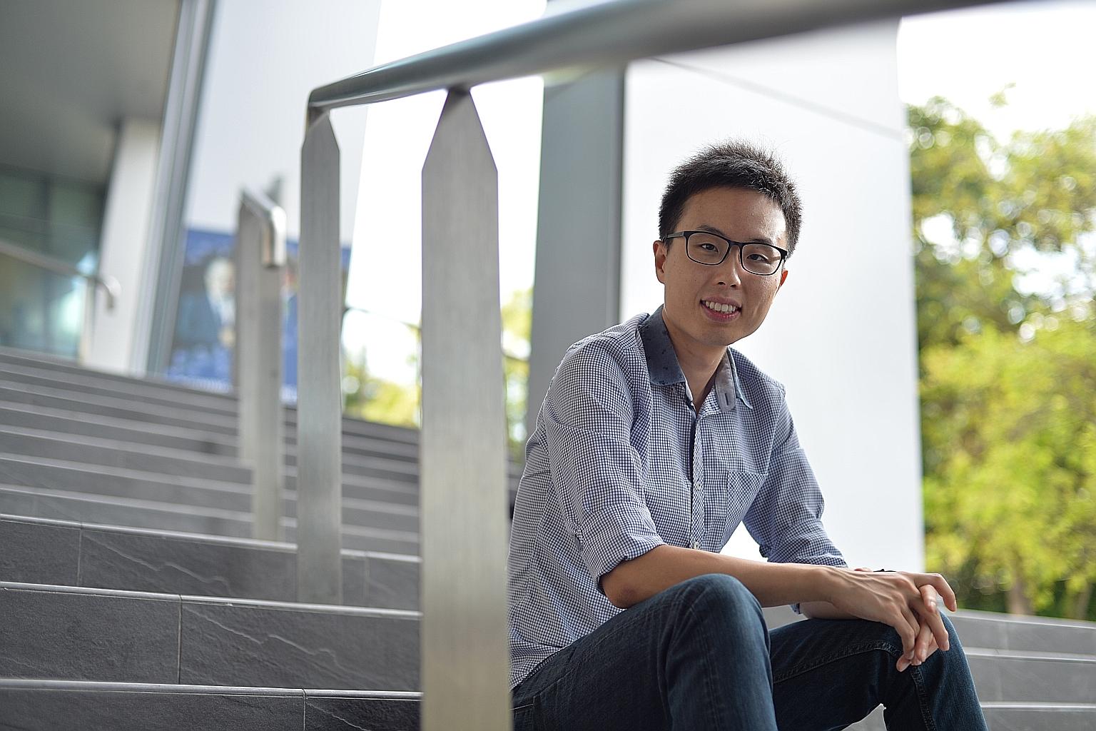 Professor Sam Yam is just 27 and he also often shows up for lectures dressed more casually than his students, at times even wearing shorts.