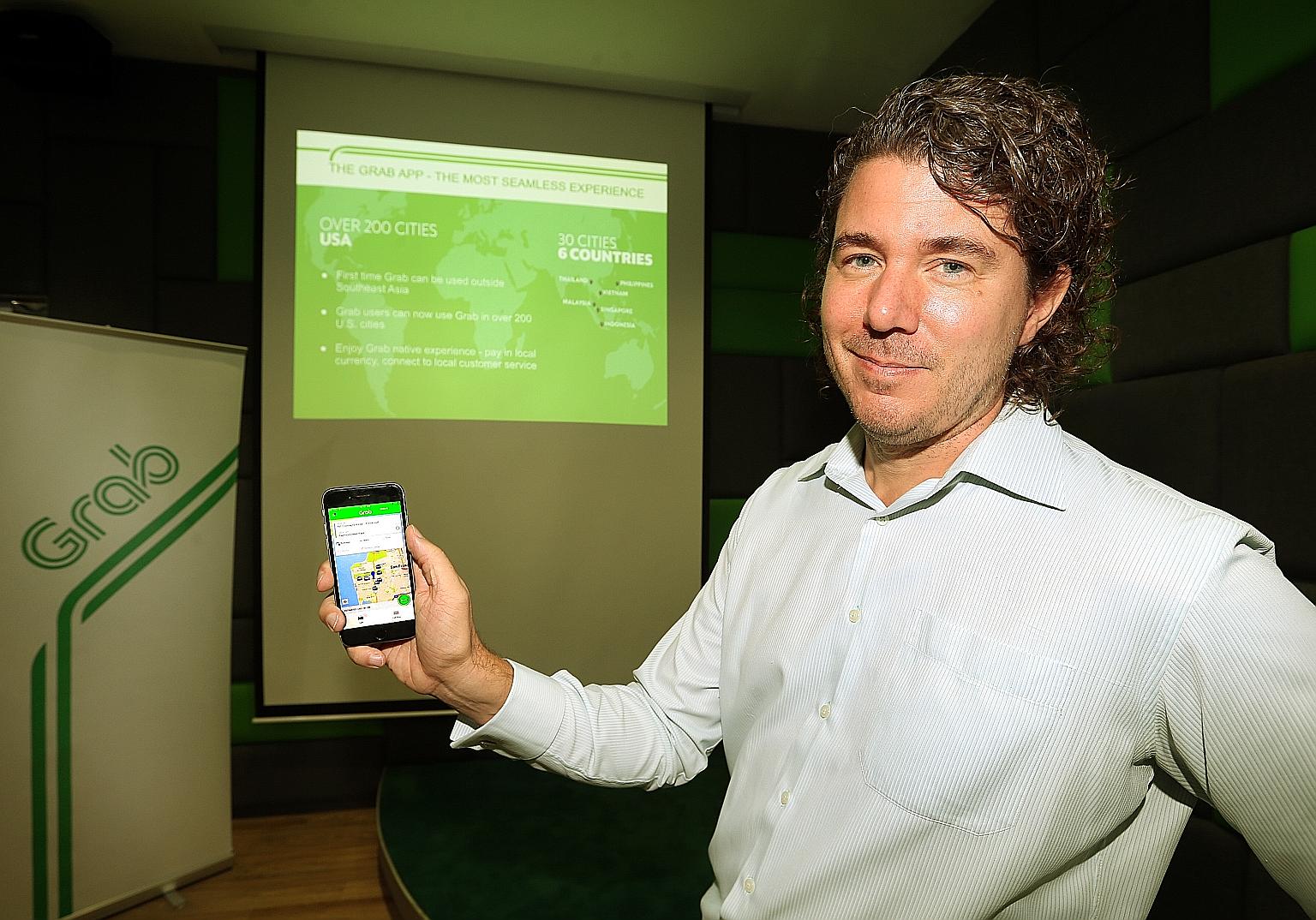 Grab product head Joel Yarborough said the integration of services with Lyft allows users to use an experience they are familiar with.