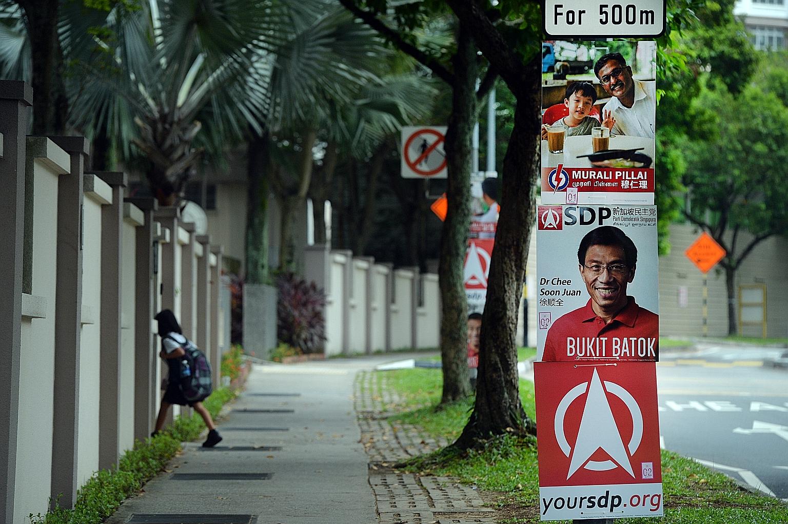 For both Mr Murali and Dr Chee, rally logistics and campaign materials made up the bulk of their by-election bills.