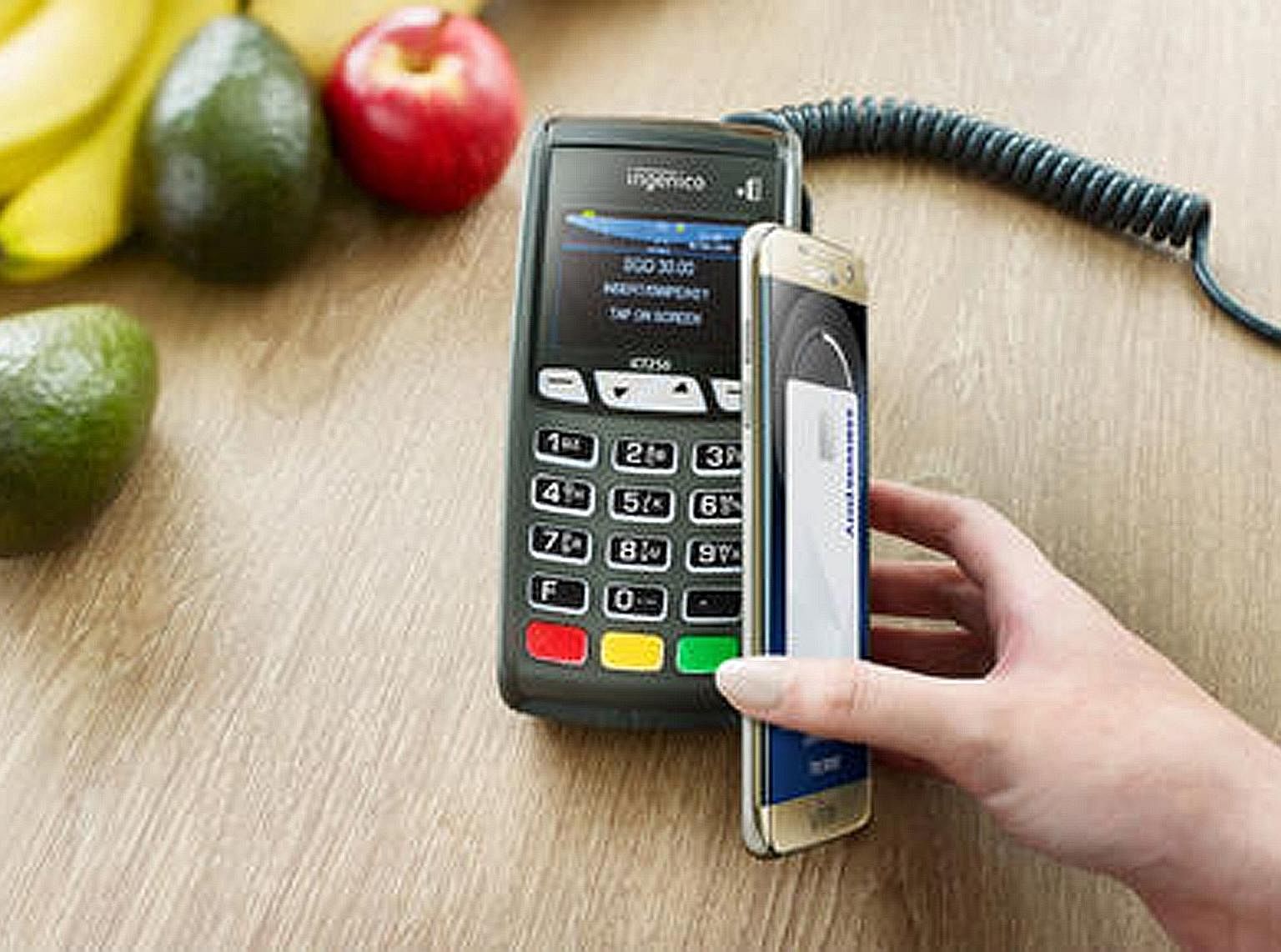Samsung Pay was launched here on Thursday.
