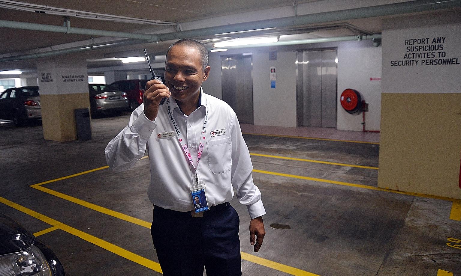 Mr Wan has spent just over six months at security firm Soverus, but he has a decade's worth of experience in the industry. He now earns $1,500 a month in basic wages, but overtime raises this to $2,600.
