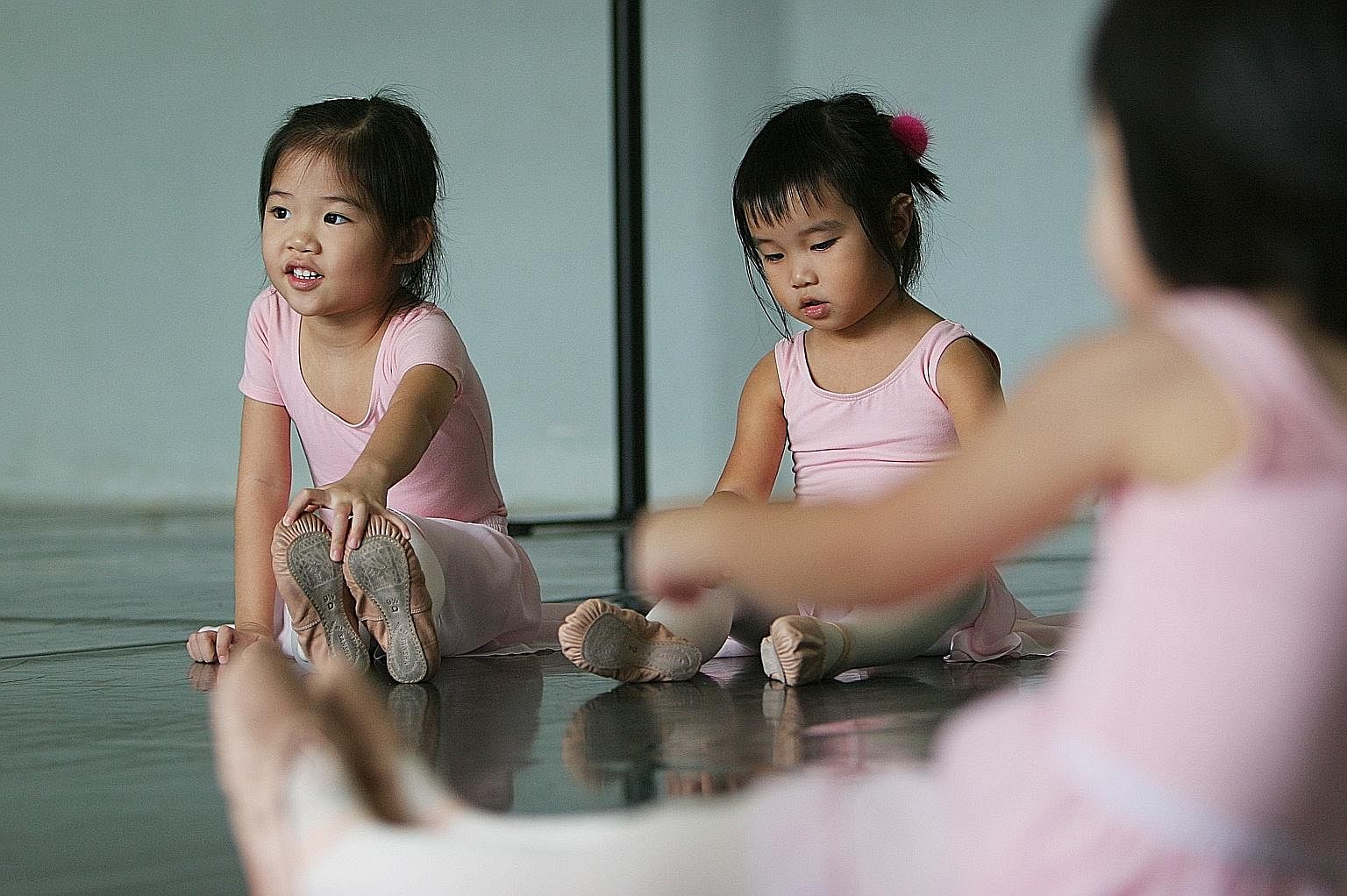 The writer wonders whether pushing a child to be master of the academic domain plus a just-in-case discretionary admission talent domain, such as ballet (above), is too much for a five-year-old. This, he fears, may be the unintended consequence of th