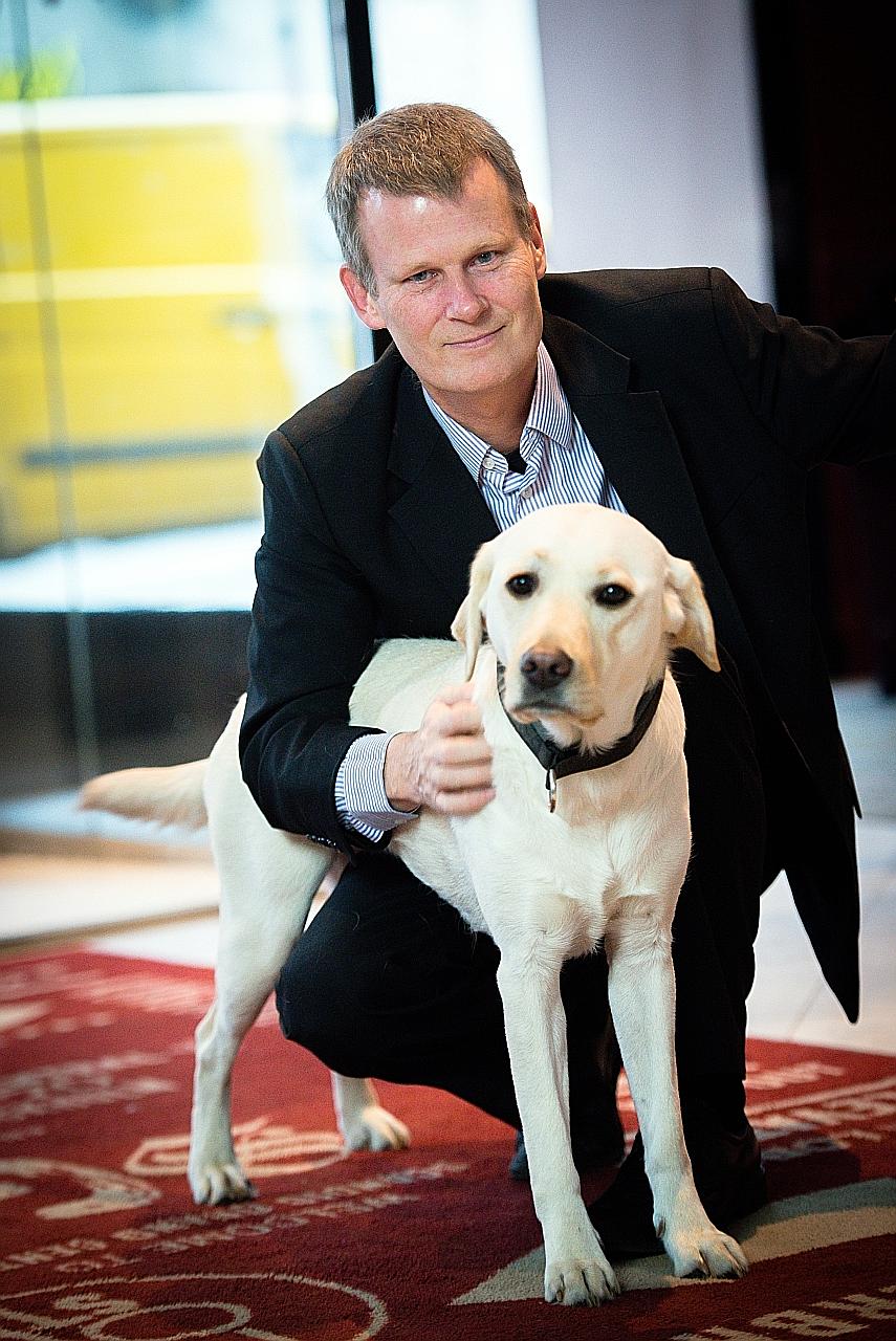 Mr Magnus Berglund, who has rheumatism, persuaded the Scandic group to improve its accessibility.