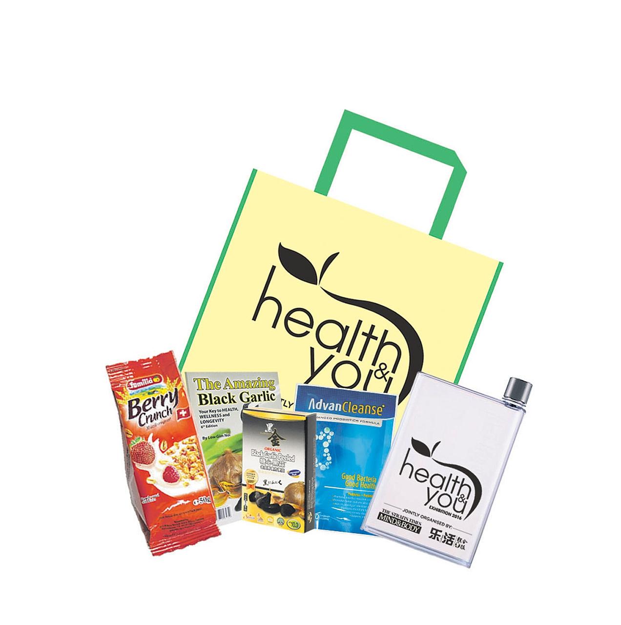 Each visitor can redeem a free health bag worth more than $60 with a single receipt with a minimum of $50 spent, while stocks last.