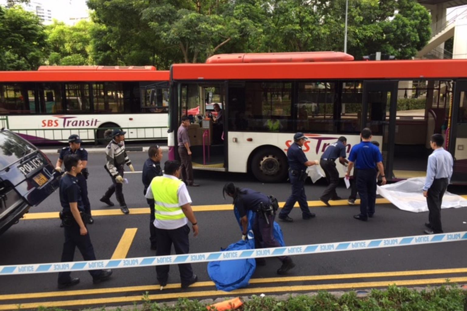 Pedestrian dies after bus runs over him outside Toa Payoh bus ...