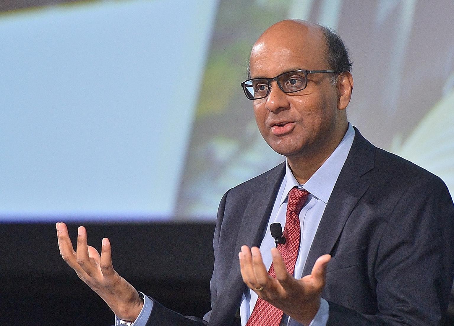 Mr Tharman says it is critical that older workers be seen as assets to be continually invested in.