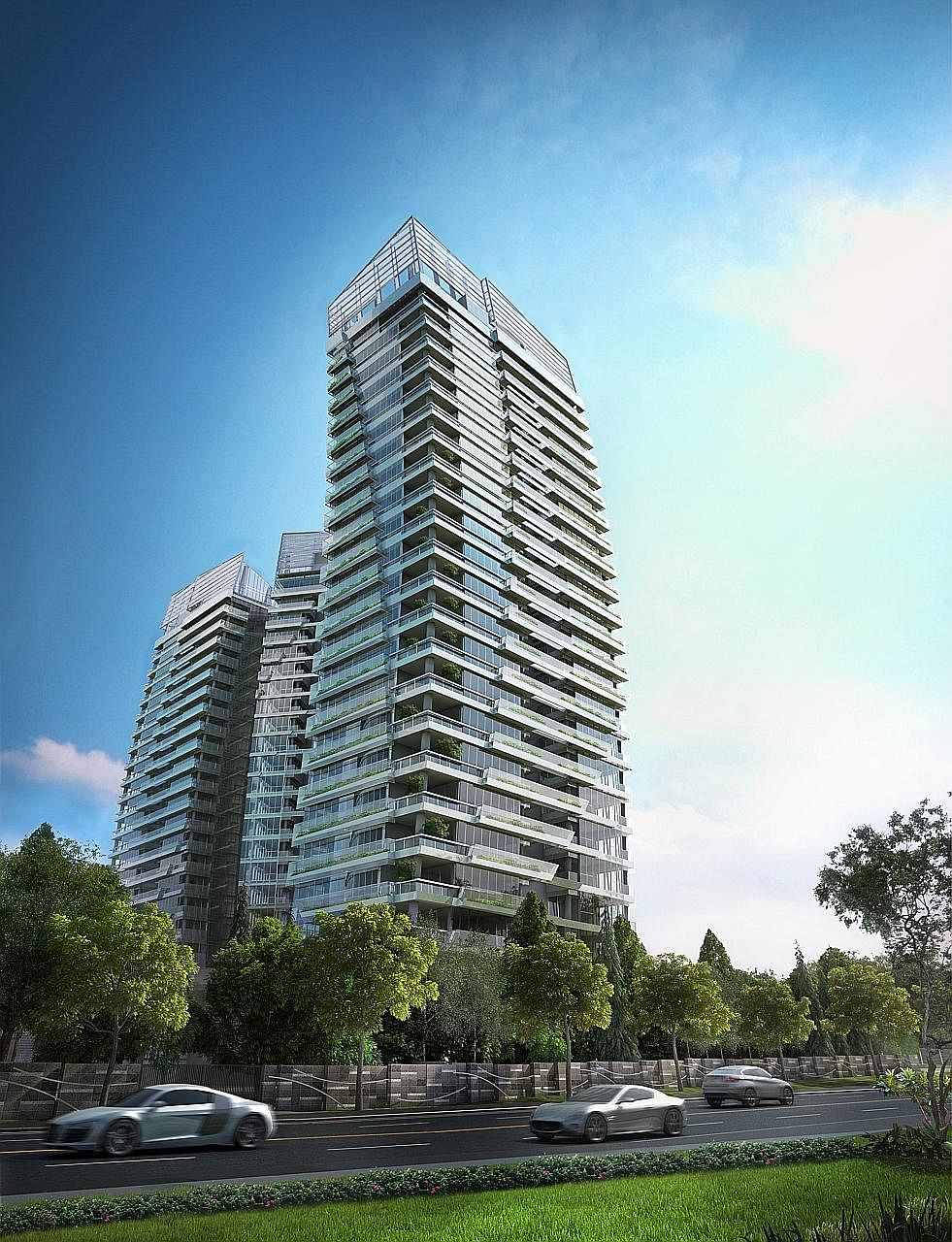 An artist's impression of Gramercy Park, a CDL freehold project in Grange Road. Even though it has not been officially launched, it has already sold 30 units at an average of about $2,600 psf.