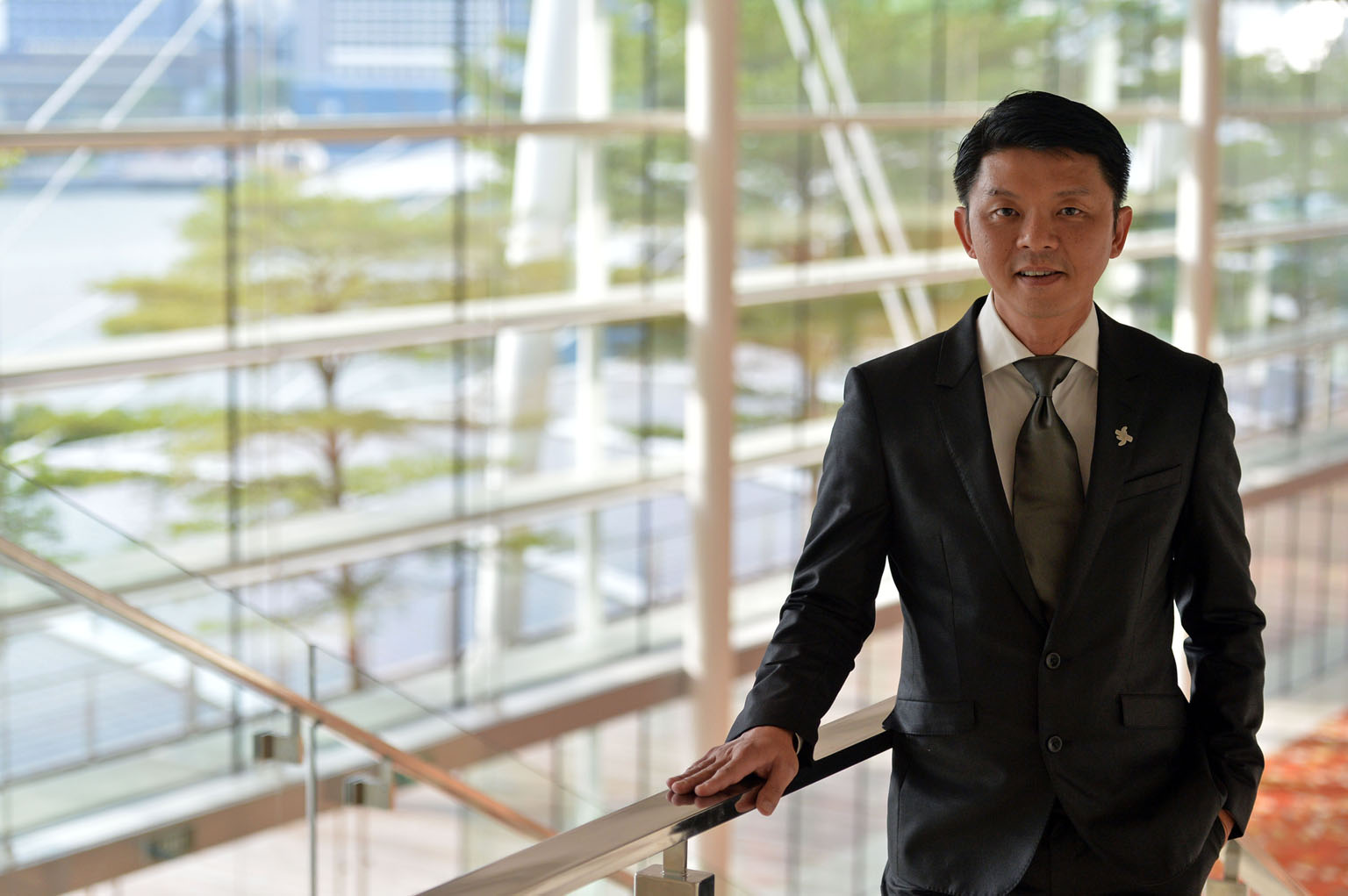 CYC International director Dan Chua (above) said his firm places a high premium on workplace safety. Besides eliminating safety and health hazards, the firm's robot cleaner has helped increase productivity by over 70 per cent. 