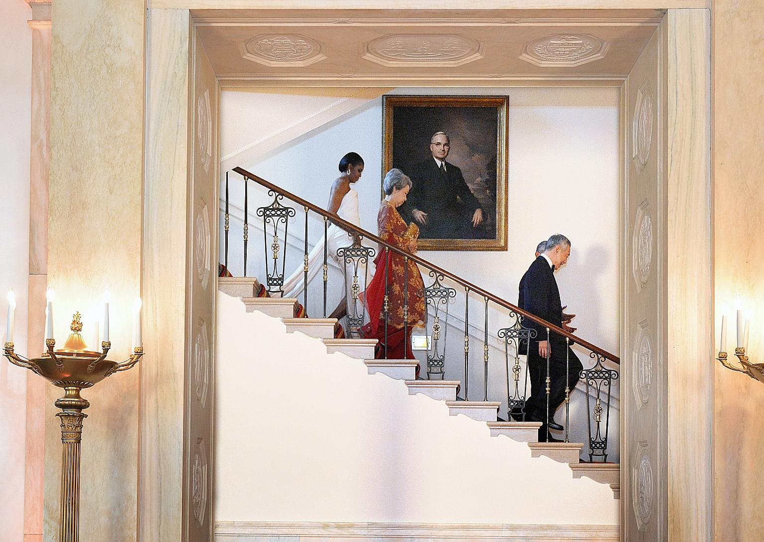 During PM Lee's visit, Singapore and US flags lined the street outside Blair House and the Eisenhower Executive Office Building across the road, military ceremonial guards welcomed him everywhere from the White House to the Pentagon, and the Singapor