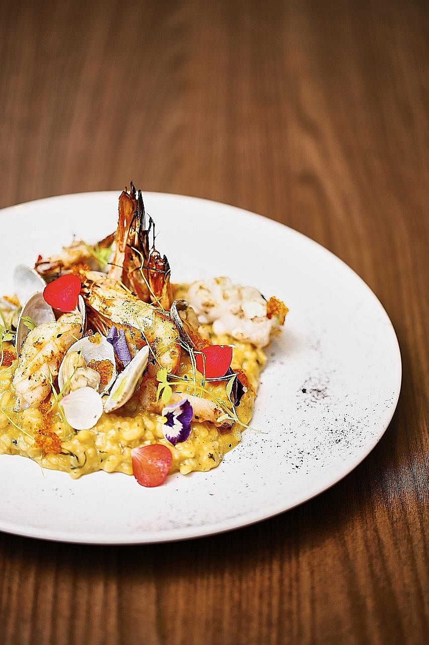 Seafood tom yam risotto, a favourite at Froth.