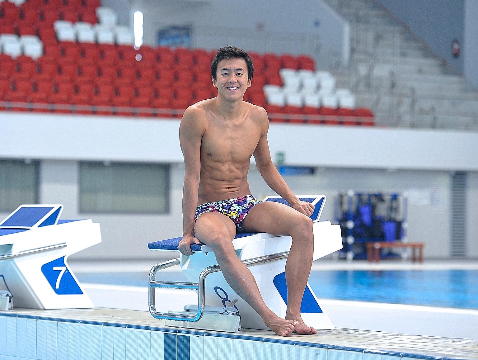 Quah trains hard but also finds time for other pursuits, including drawing, reading, playing video games, hanging out with friends and walking his dog.