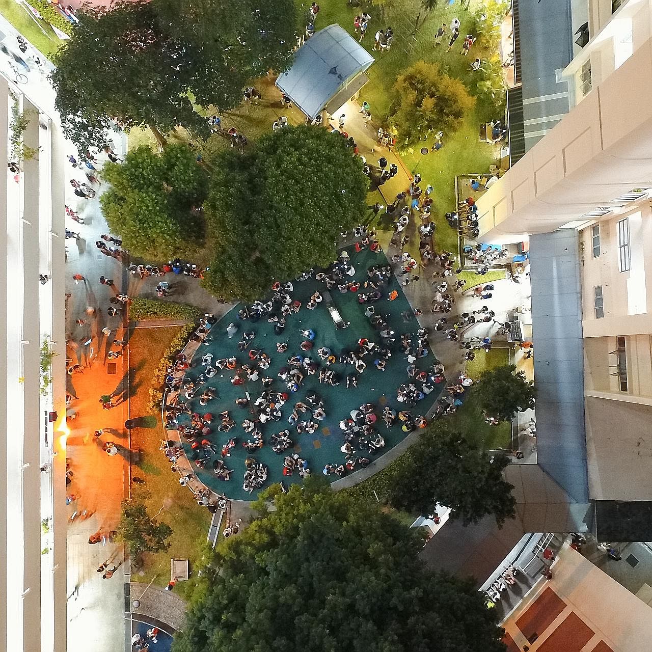 Pokemania was alive in Hougang Avenue 10 on Tuesday night, where dozens of fans gathered at a common area at Block 401. The playground had a "lure", which increases the sightings of Pokemon, and some lucky players were rewarded with the rare Pokemon 