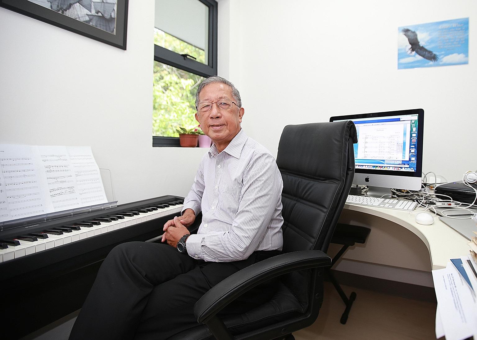 Originally a solid-state physicist, Prof Tan (above) later gravitated towards acoustics partly because of his interest in music. He now specialises in another way of creating music - analysing sounds from musical instruments and using that to synthesise t
