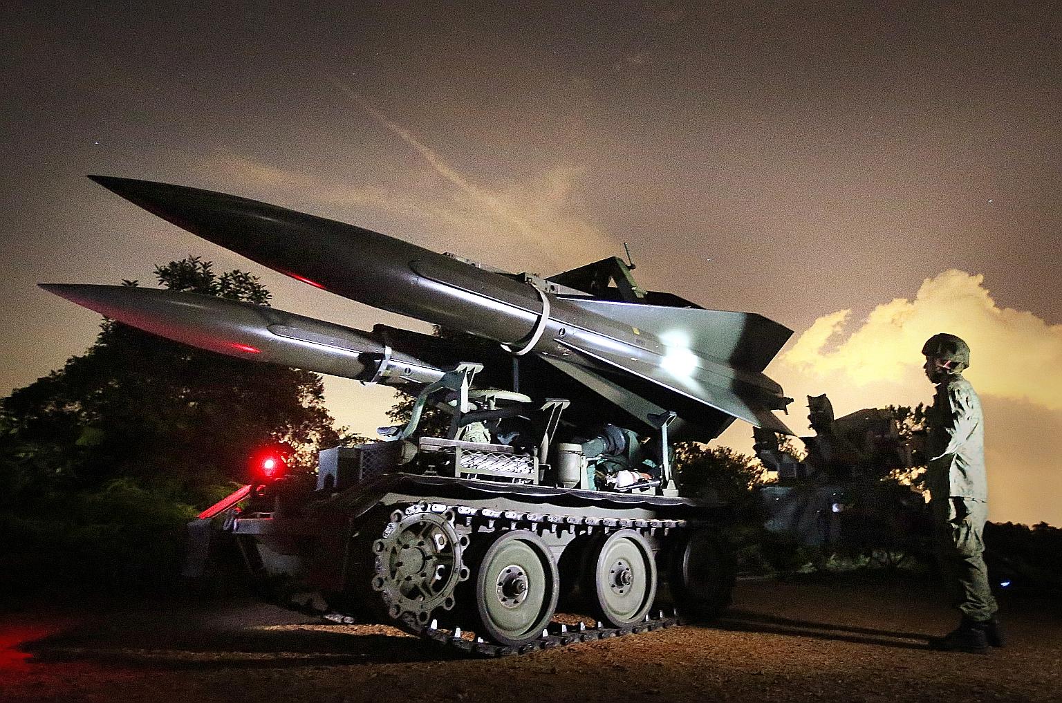 RSAF missile team hones skills in multilateral exercise | The Straits Times