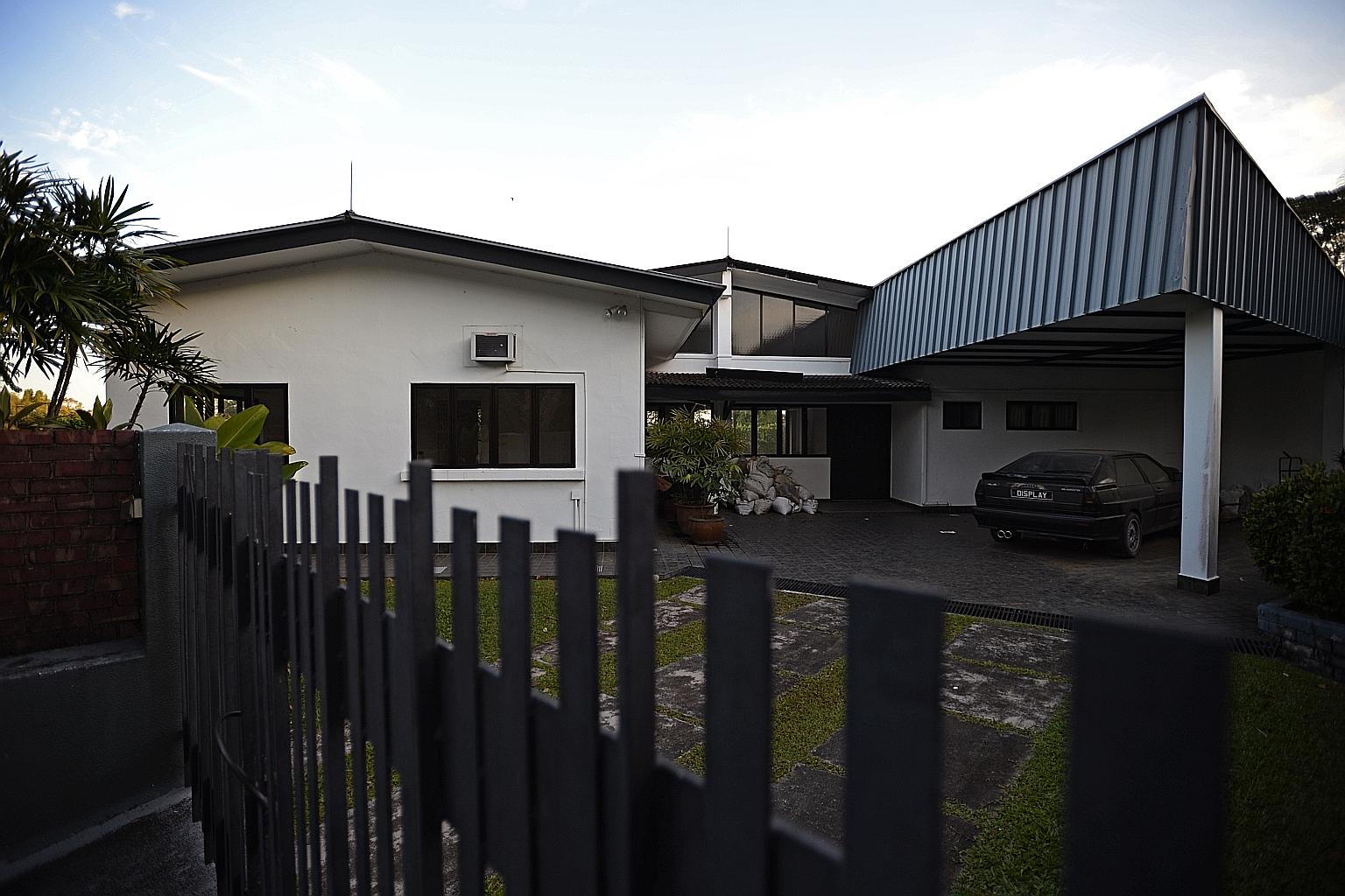 The house Mr Chris Au listed as his dwelling in one of his filings with the court. When lawyers from WongPartnership served court documents on Mr Au on Aug 12, they were sent via e-mail and Facebook.