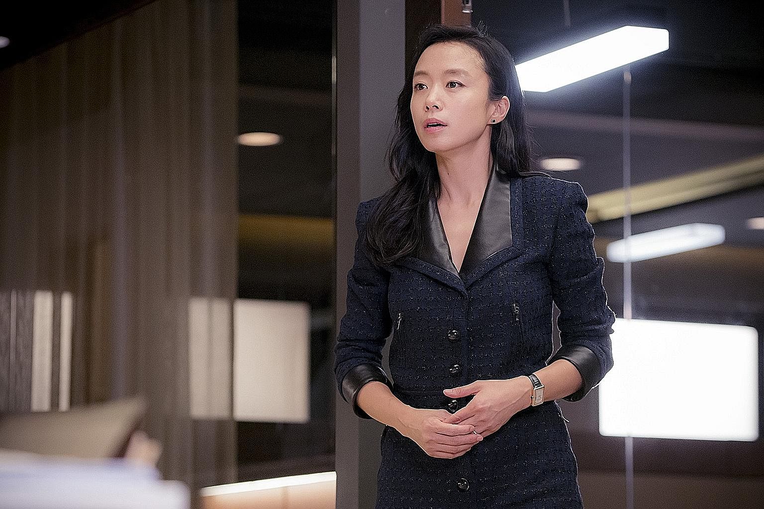 Jeon Do Yeon (right) is a wronged wife turned lawyer in the Korean remake of The Good Wife.