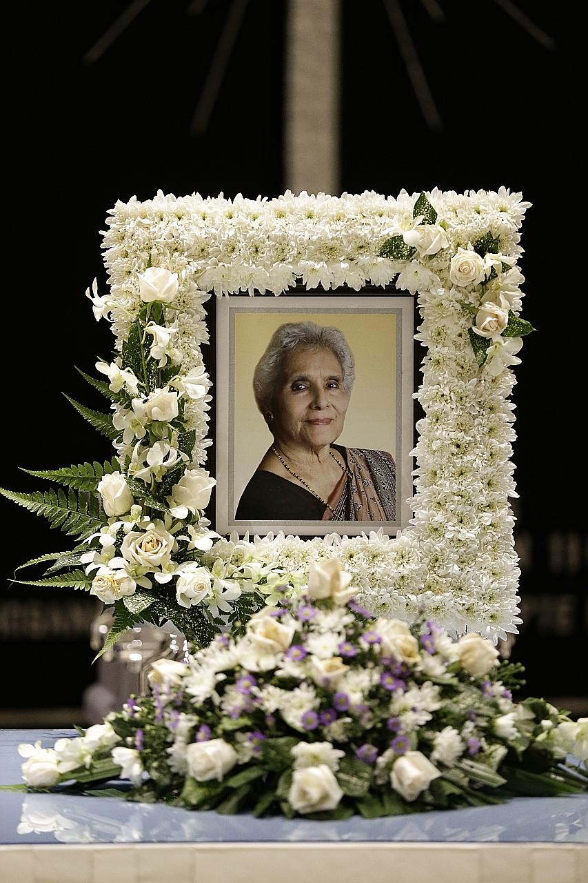 Mrs George, who died last Thursday of heart failure at age 86, had retired in 1990 after serving 23 years as the principal of St Margaret's Secondary School.