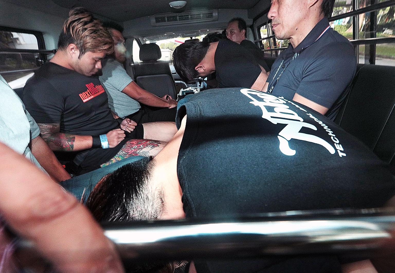 The four who have been charged will be remanded at Central Police Division for one week to assist in investigations. Police said the attack is believed to be "an act of revenge arising from a previous dispute".