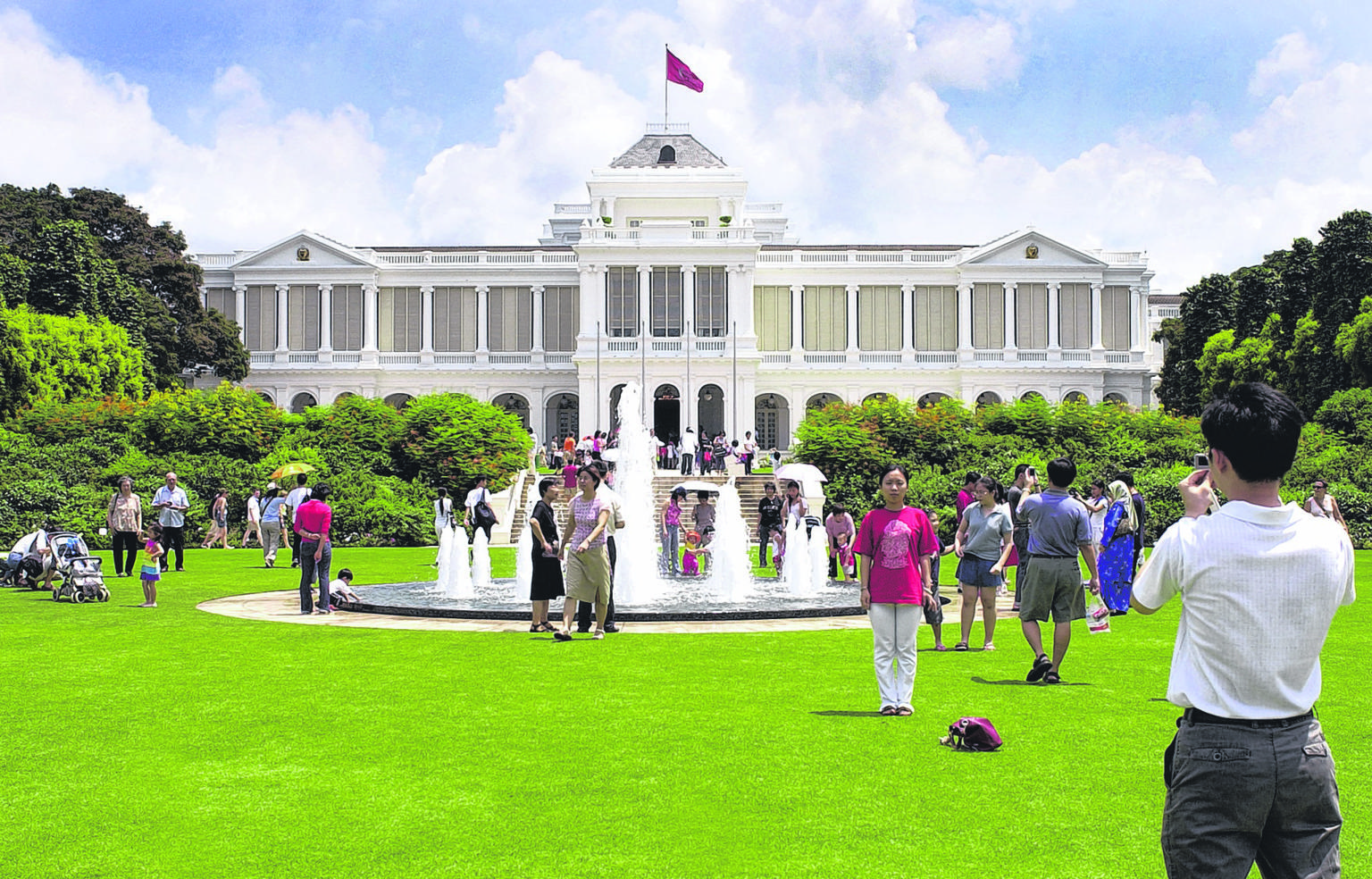 An open house at the Istana. Panellists at The Straits Times roundtable discussion addressed a key upcoming change to a set of provisions in the Constitution that "entrench", or protect, the presidency by making it difficult for Parliament to amend t