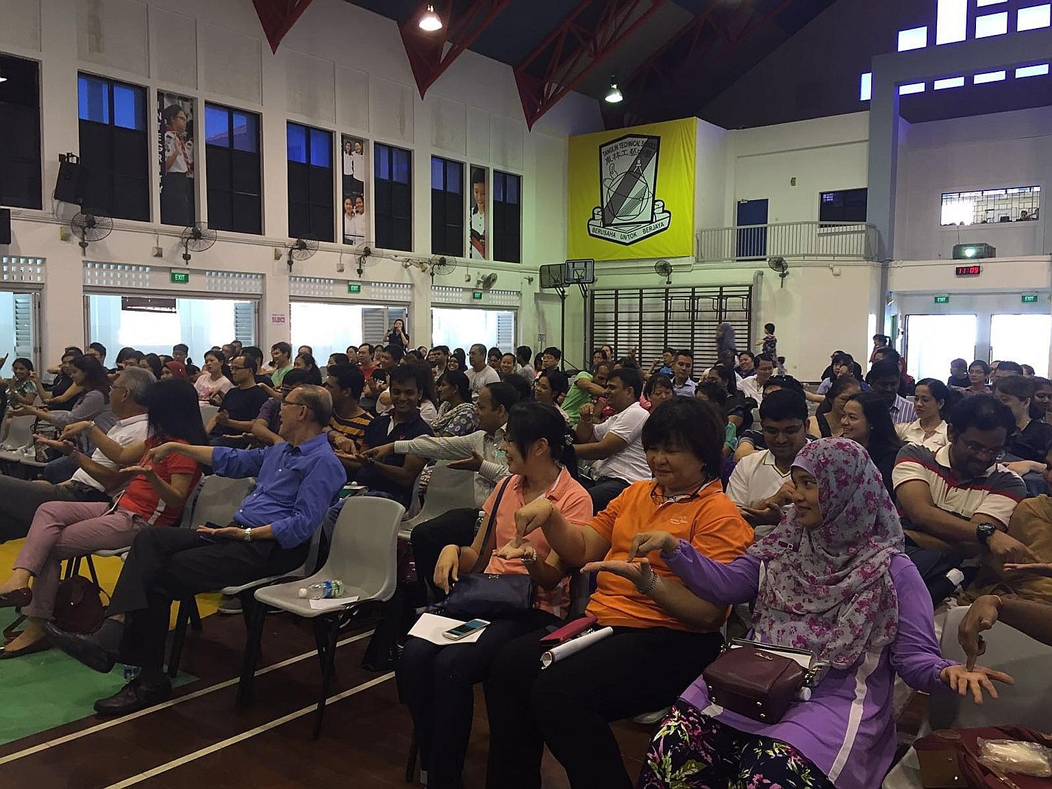 Parents and pre-school teachers taking part in a workshop that aims to teach them how to spot suicidal signs in children. Despite the fears and taboos, experts say that talking about the matter with a suicidal person does not increase the likelihood 