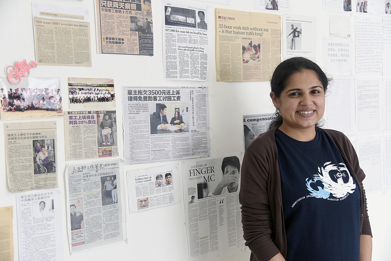 Ms Kanwar, the new executive director of migrant worker advocacy group Home. In her first week on the job, an attempt to arrange a transfer for a troubled maid saw her getting screamed at by the maid's employer instead.