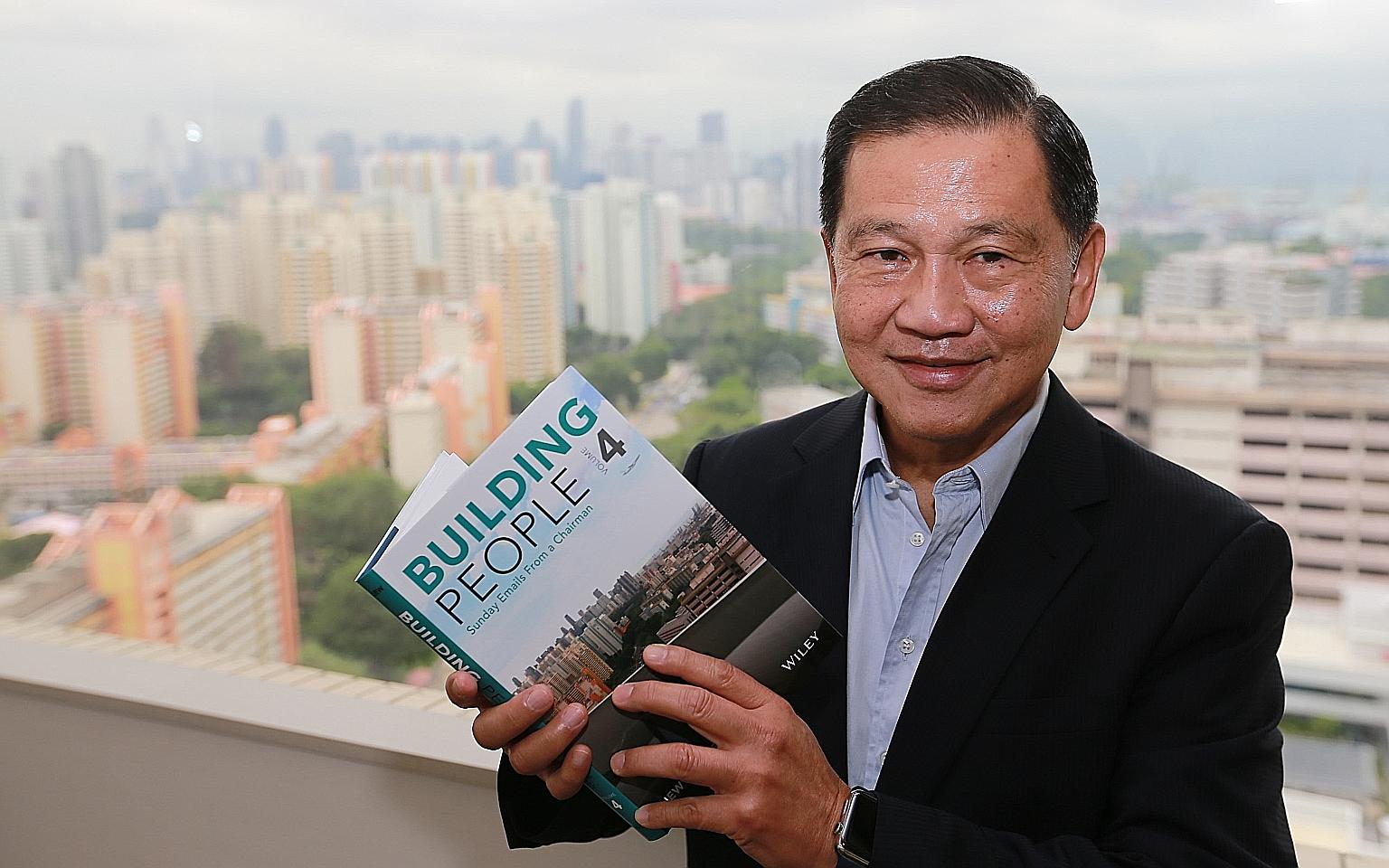 Mr Liew, who used to be the CEO of CapitaLand, started penning his "Sunday e-mails" back in 1998, initially for staff at the real estate giant and now at the two firms he chairs. A collection of these e-mails has been published over four volumes, wit