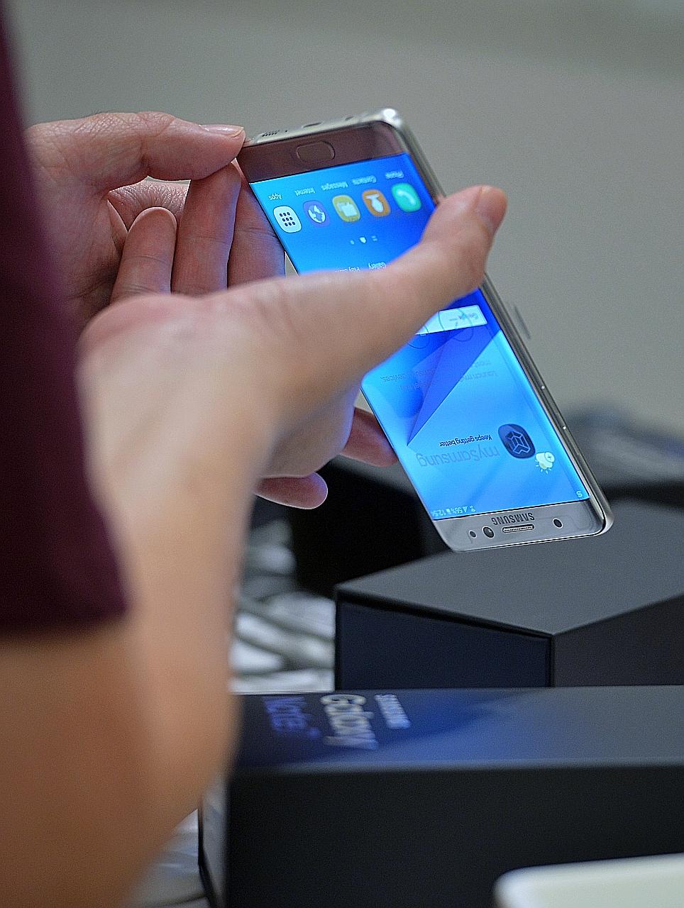 Singapore's first major mobile phone recall has seen thousands of Galaxy Note7 phones exchanged.