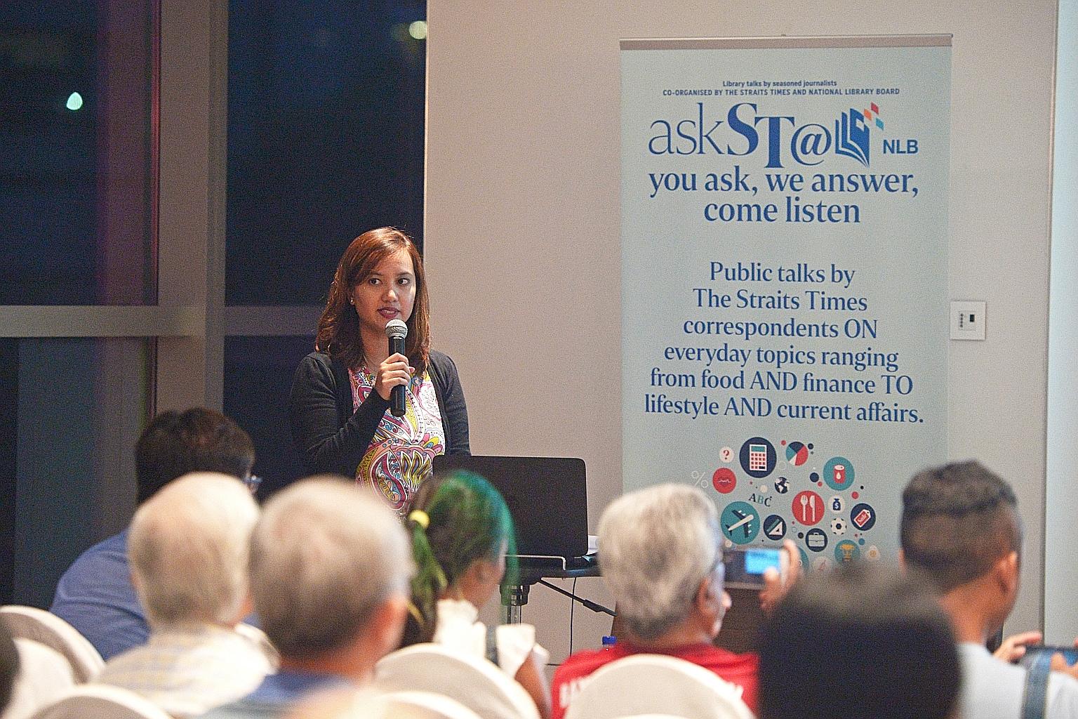 Ms Zaccheus highlighted several heritage sites that have been somewhat neglected or forgotten, including Tanjong Malang, Adam Park and Haw Par Villa.