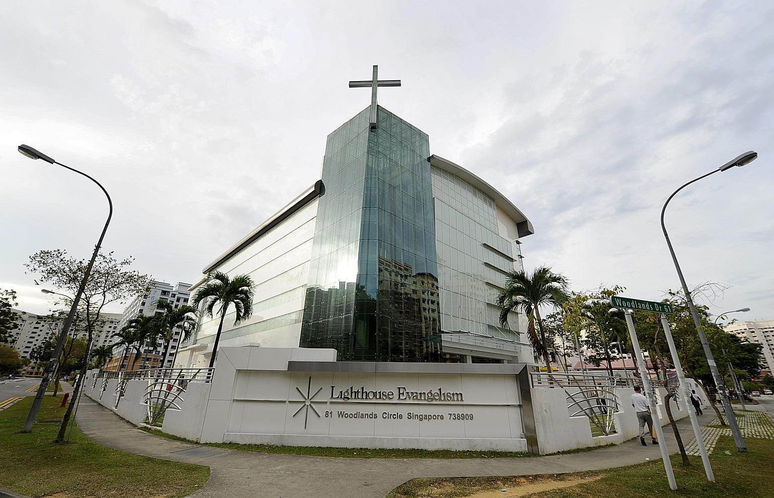A CCTV camera was installed at Lighthouse Evangelism in Woodlands to monitor the sign outside the church, after it had been set ablaze a few times. On May 13, Teo, who has delusional disorder, was caught on camera setting fire to the sign.