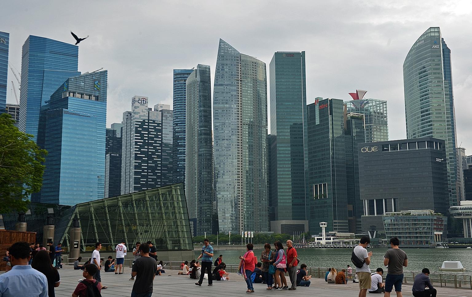 Mr Lim said bright spots in the economy include the tourism-related sectors and the information and communications sector. The minister also emphasised the importance of pressing on with efforts to steer Singapore's economy towards a "more sustainabl