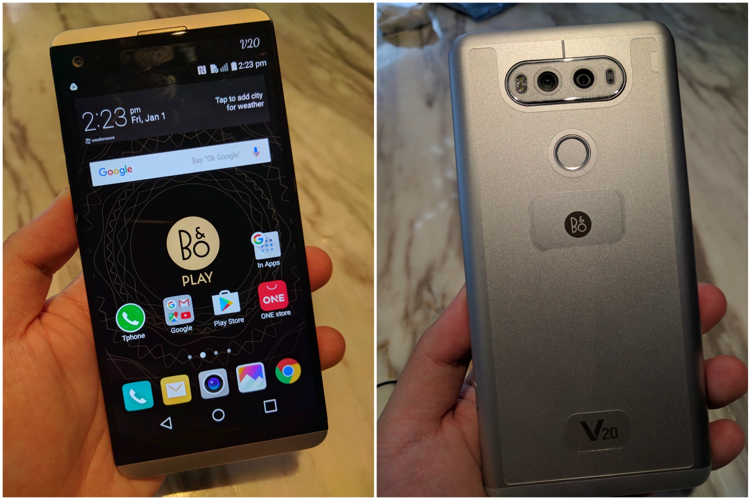 LG's dual-camera, high-res audio capable V20 phone out Nov 5 | The ...