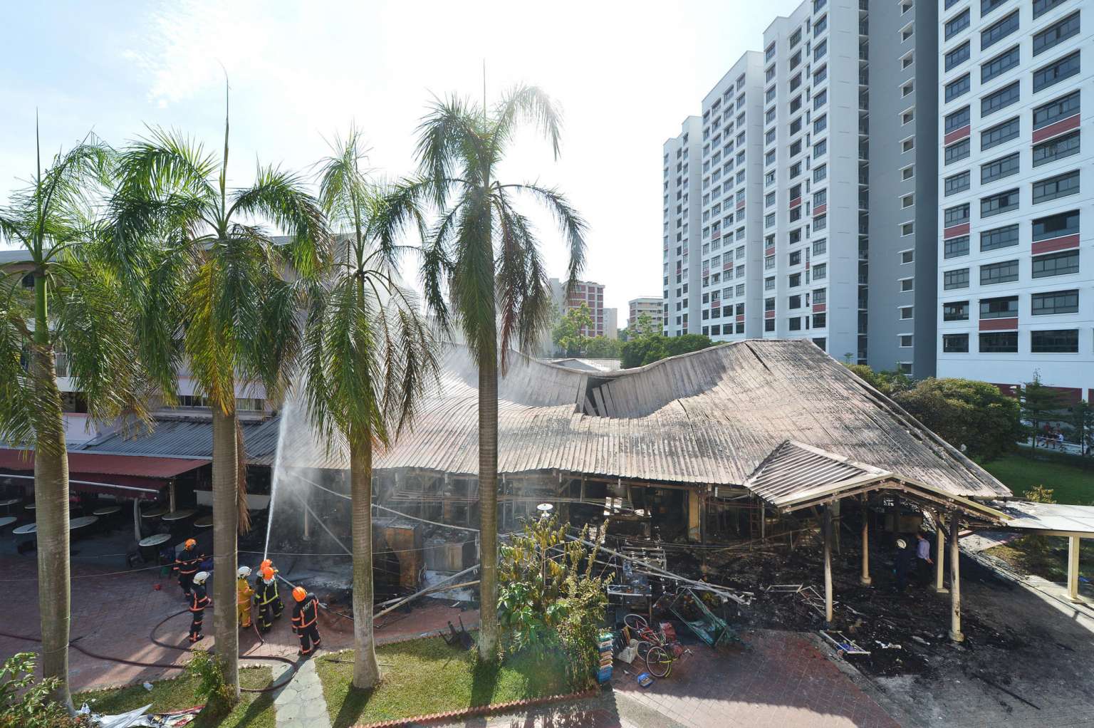 Temporary market for stallholders affected by Jurong fire to be built by  CNY | The Straits Times
