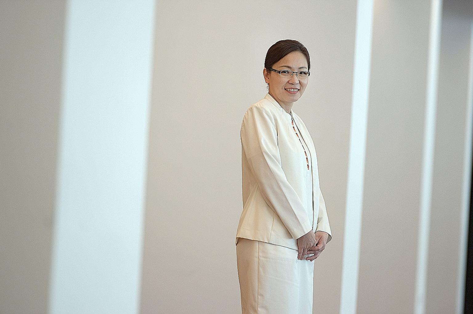 Ms Ang, an advanced practice nurse at Tampines Polyclinic, helps people with chronic conditions stay healthy.