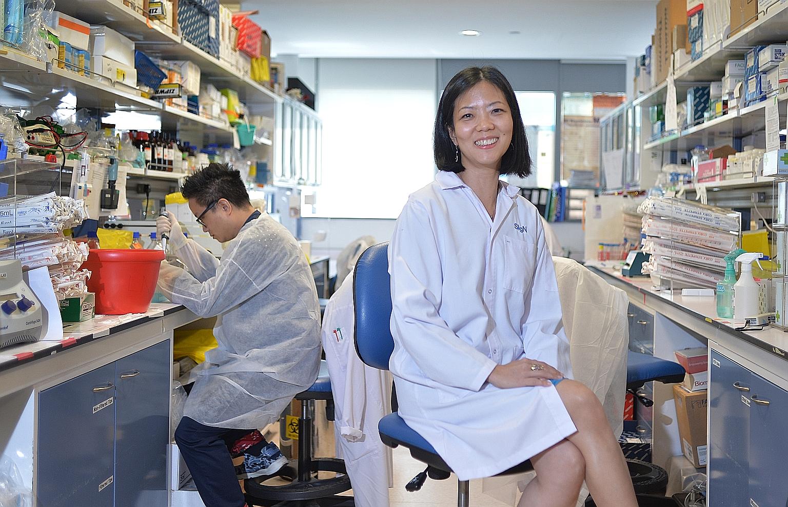Dr Lisa Ng says with some pride that the work done by Singapore scientists in profiling chikungunya is probably unmatched, and used by researchers elsewhere as a benchmark.