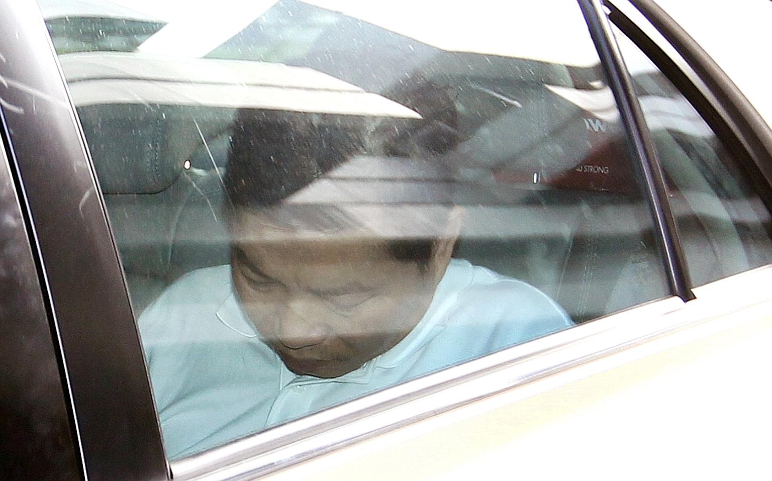 Chia arriving for a court hearing on Jan 2, 2014. He faces either the death penalty or life imprisonment if convicted of the murder of his wife's younger ex-lover between Dec 28 and Dec 29 in 2013.