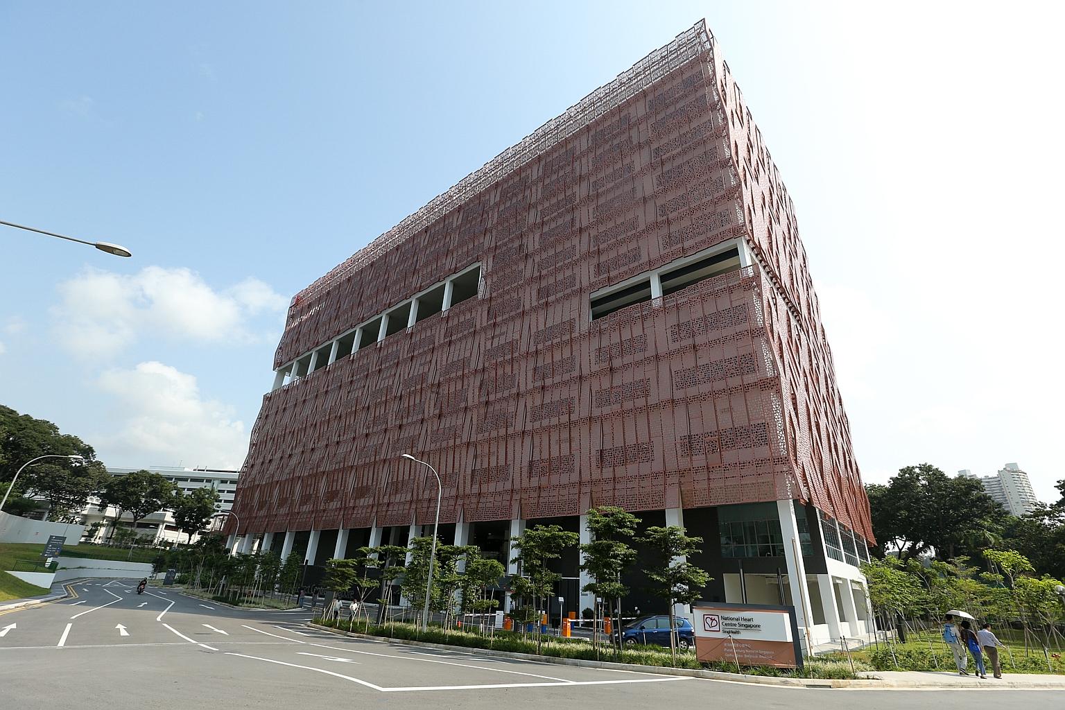 Researchers from the National Heart Centre Singapore (above) looked at data from the SGX and national databases for the study.