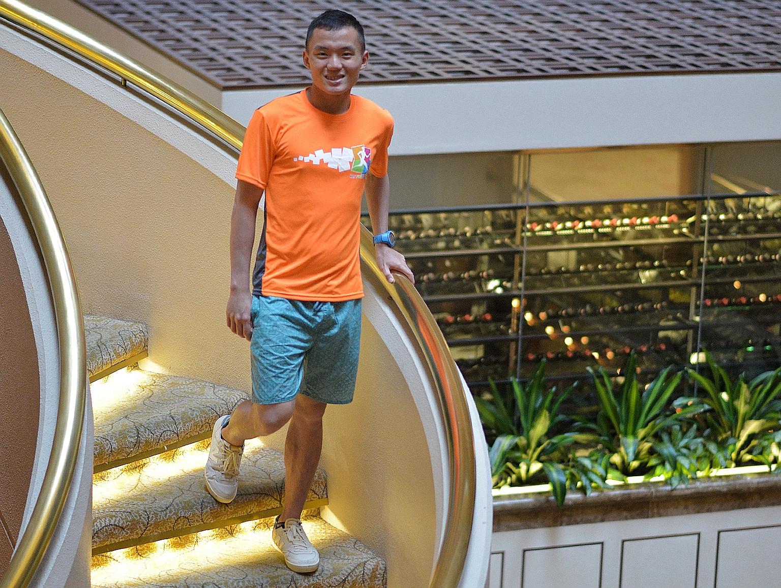 Mr Goh says running has taught him to be disciplined and determined, and he hopes to inspire people not to give up because of cancer.