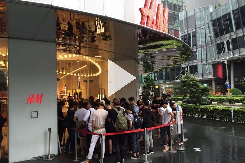 Excited fans queue overnight outside Ion Orchard for Louis Vuitton and Supreme  collaboration