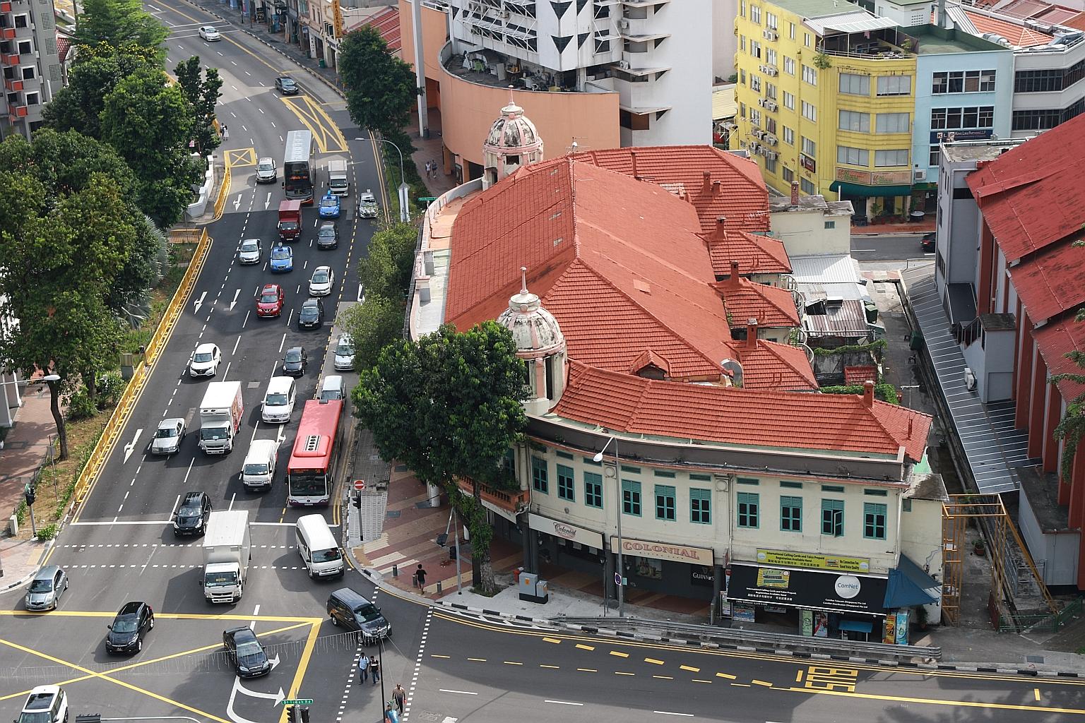 The authorities said in August that one of the nine units in the conserved Ellison Building (above) would be torn down and later rebuilt, to make way for the construction of the North-South Corridor.