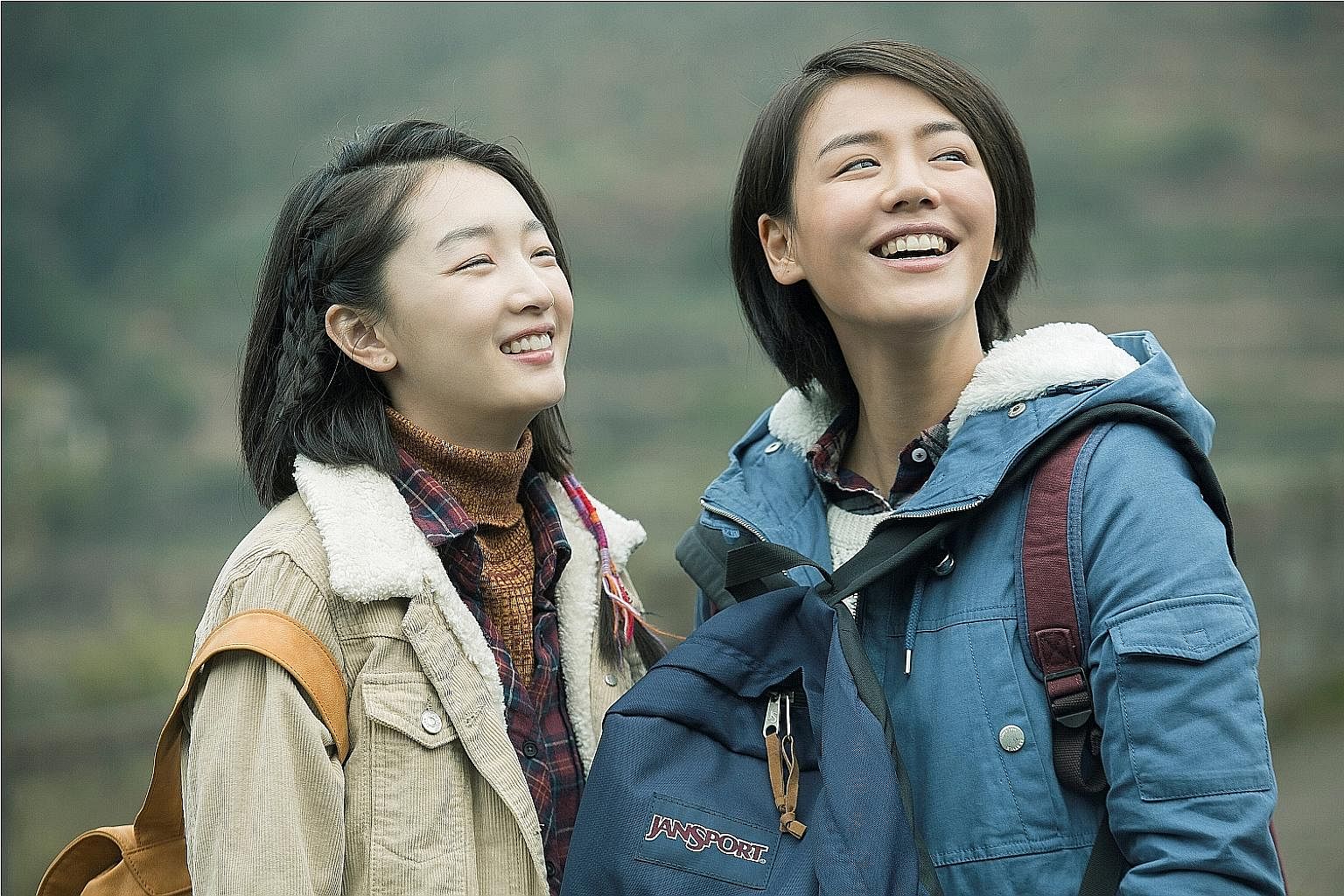 Actresses Zhou Dongyu (far left) and Ma Sichun play unlikely friends in Soul Mate.