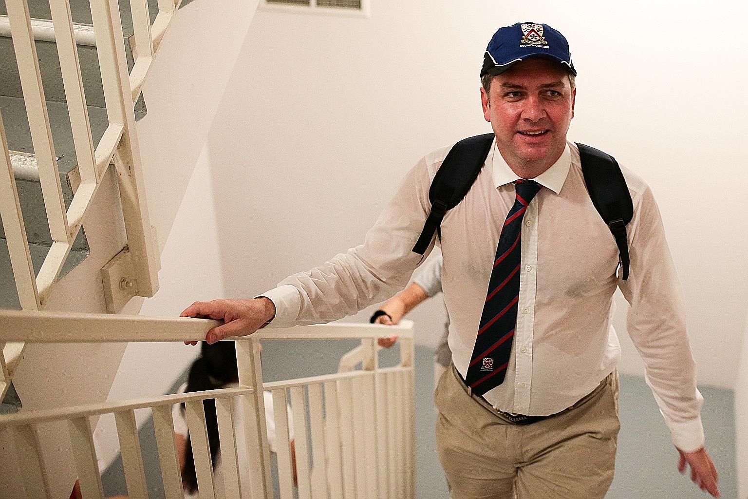 Mr Newbigging says fighting the stigma linked to mental health issues requires dedication, endurance and support.