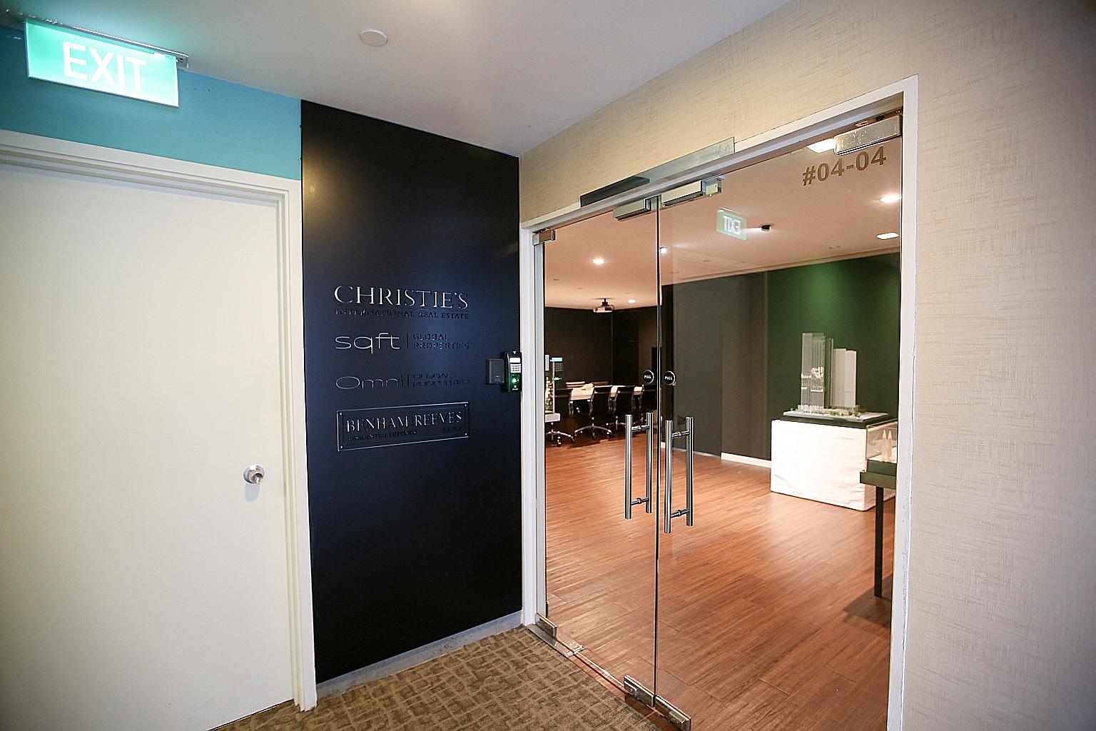 SQFT Global Properties Singapore's office at Palais Renaissance in Orchard Road. The firm was fined $10,000 for failing to supervise the conduct of an agent who sold an investor a unit in Albany Heights Villas, Auckland.