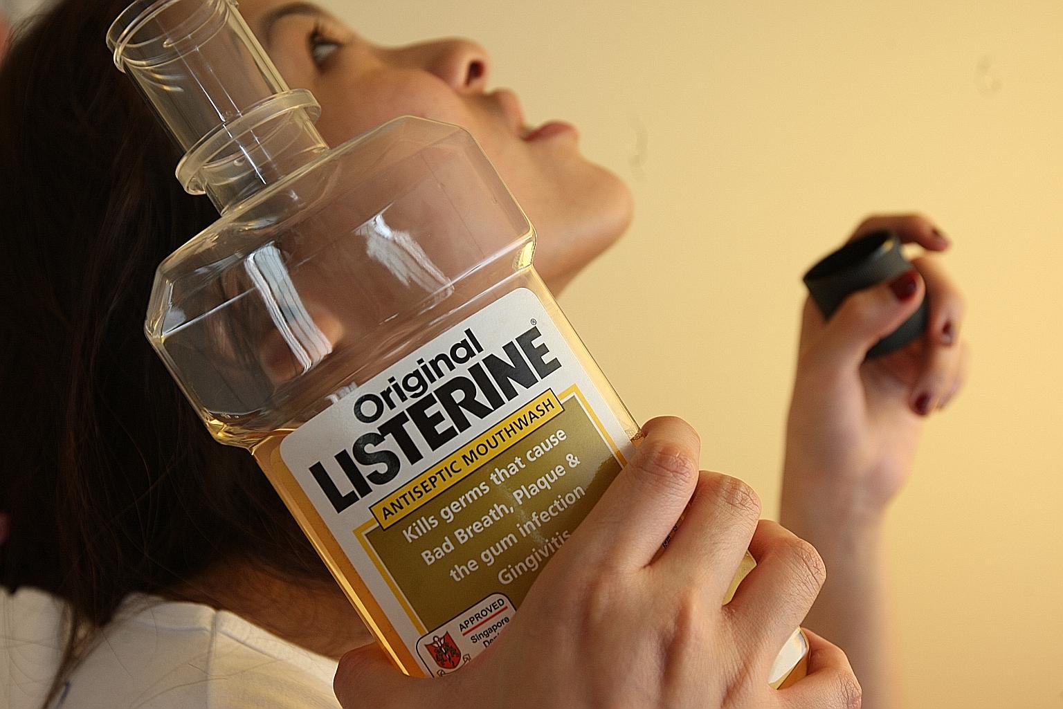 The mouthwash was reportedly invented as a surgical antiseptic, and later sold as a floor cleaner and gonorrhoea cure.